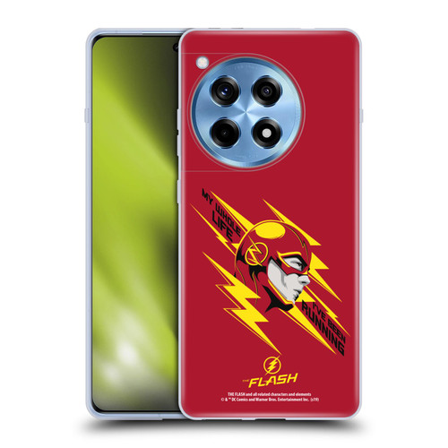 The Flash TV Series Graphics Barry Head Soft Gel Case for OnePlus 12R
