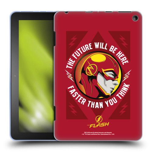 The Flash TV Series Graphics Barry Faster Soft Gel Case for Amazon Fire HD 8/Fire HD 8 Plus 2020