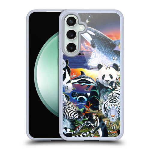 Graeme Stevenson Assorted Designs Animals Soft Gel Case for Samsung Galaxy S23 FE 5G