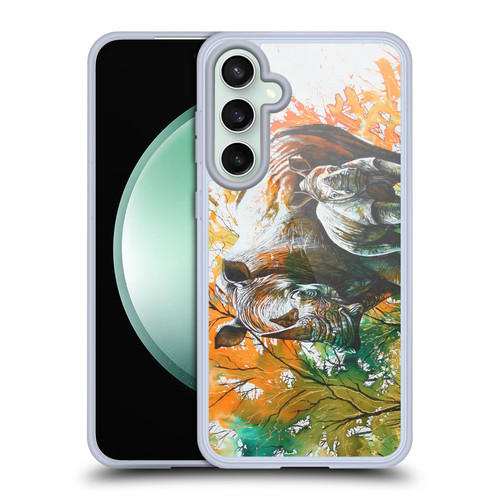 Graeme Stevenson Assorted Designs Rhino Soft Gel Case for Samsung Galaxy S23 FE 5G