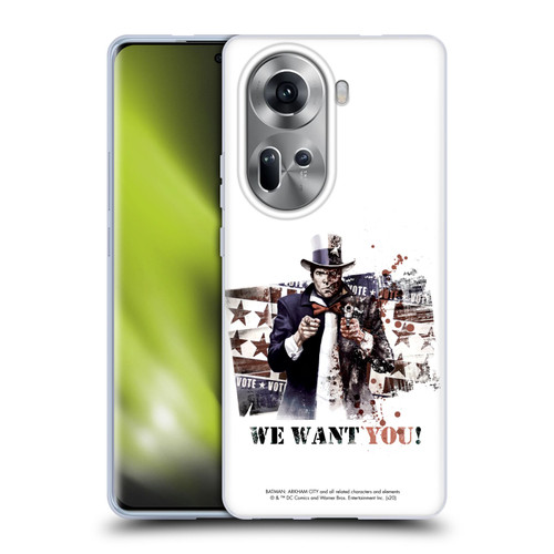 Batman Arkham City Graphics Two-Face We Want You Soft Gel Case for OPPO Reno11