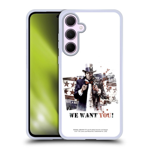 Batman Arkham City Graphics Two-Face We Want You Soft Gel Case for Samsung Galaxy A35 5G