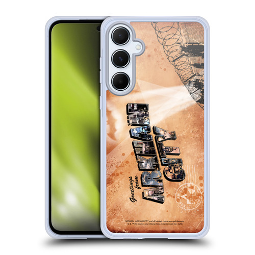 Batman Arkham City Graphics Postcard Soft Gel Case for Samsung Galaxy A55 5G