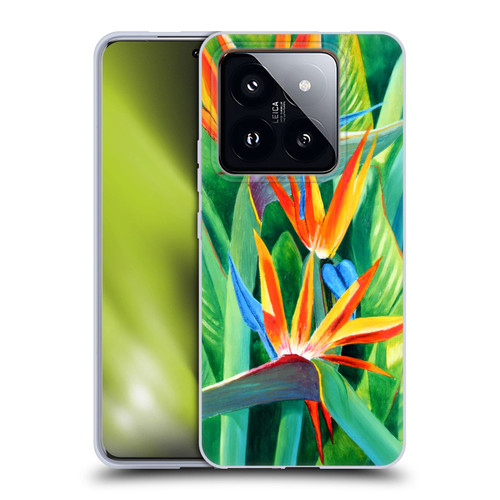 Graeme Stevenson Assorted Designs Birds Of Paradise Soft Gel Case for Xiaomi 14 Pro