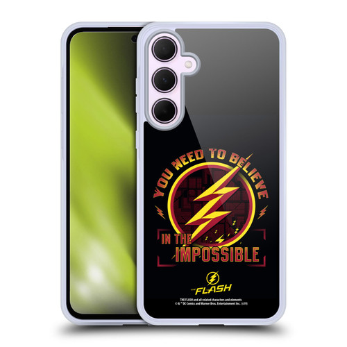 The Flash TV Series Graphics Believe Soft Gel Case for Samsung Galaxy A35 5G