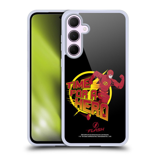 The Flash TV Series Graphics Barry Hero Soft Gel Case for Samsung Galaxy A35 5G