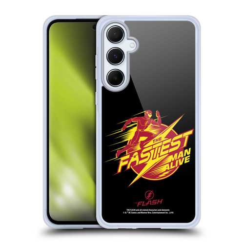 The Flash TV Series Graphics Barry Fastest Man Alive Soft Gel Case for Samsung Galaxy A55 5G