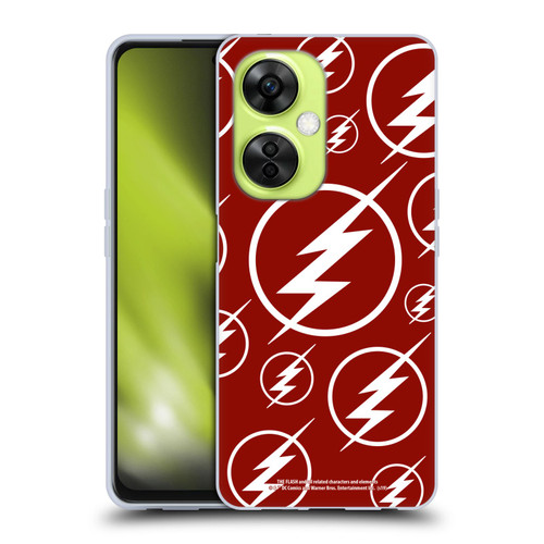 The Flash TV Series Logos Pattern Soft Gel Case for OnePlus Nord CE 3 Lite 5G