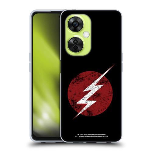 The Flash TV Series Logos Distressed Look Soft Gel Case for OnePlus Nord CE 3 Lite 5G