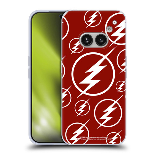 The Flash TV Series Logos Pattern Soft Gel Case for Nothing Phone (2a)