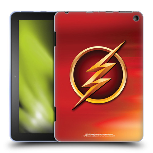 The Flash TV Series Logos Red Soft Gel Case for Amazon Fire HD 8/Fire HD 8 Plus 2020