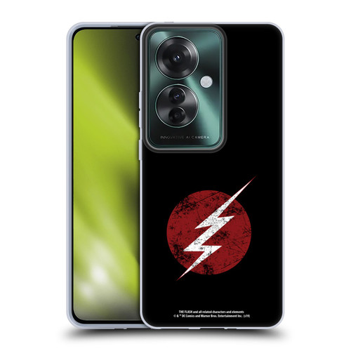 The Flash TV Series Logos Distressed Look Soft Gel Case for OPPO Reno11 F 5G / F25 Pro 5G