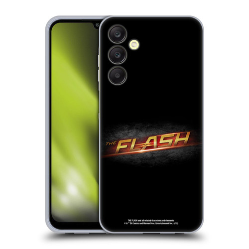 The Flash TV Series Logos Black Soft Gel Case for Samsung Galaxy A25 5G