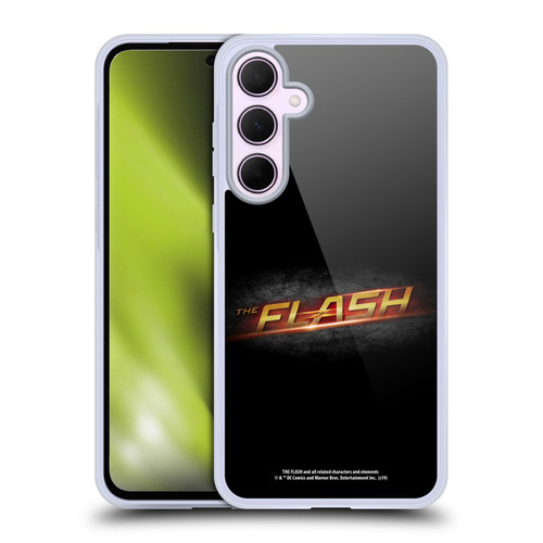 The Flash TV Series Logos Black Soft Gel Case for Samsung Galaxy A35 5G
