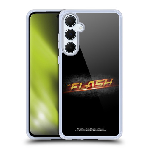 The Flash TV Series Logos Black Soft Gel Case for Samsung Galaxy A55 5G