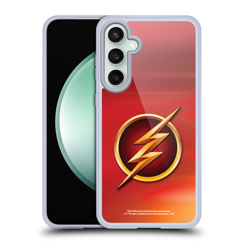 The Flash TV Series Logos Red Soft Gel Case for Samsung Galaxy S23 FE 5G