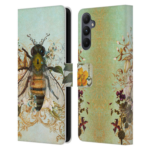 Jena DellaGrottaglia Insects Bee Garden Leather Book Wallet Case Cover For Samsung Galaxy A05s