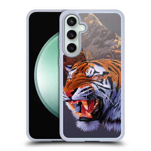 Graeme Stevenson Wildlife Tiger Soft Gel Case for Samsung Galaxy S23 FE 5G