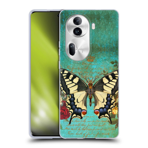 Jena DellaGrottaglia Insects Butterfly Garden Soft Gel Case for OPPO Reno11 Pro