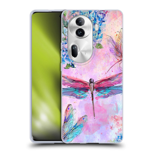 Jena DellaGrottaglia Insects Dragonflies Soft Gel Case for OPPO Reno11 Pro