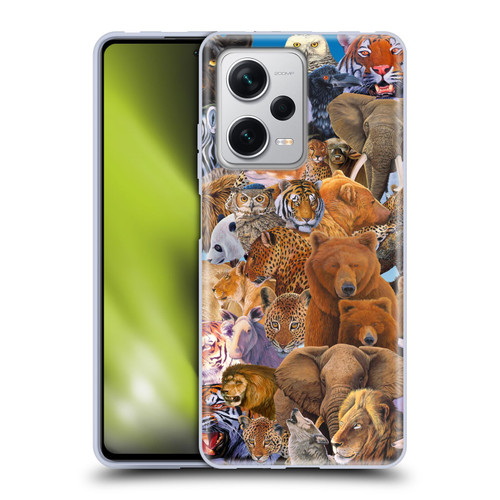 Graeme Stevenson Wildlife Animals Soft Gel Case for Xiaomi Redmi Note 12 Pro+ 5G