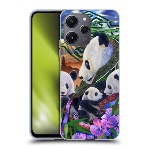 Graeme Stevenson Wildlife Pandas Soft Gel Case for Xiaomi Redmi 12