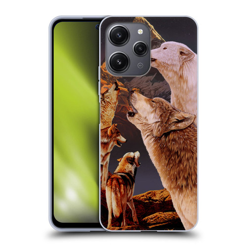 Graeme Stevenson Wildlife Wolves 2 Soft Gel Case for Xiaomi Redmi 12