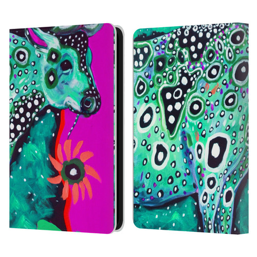 Mad Dog Art Gallery Animals Cosmic Cow Leather Book Wallet Case Cover For Amazon Kindle 11th Gen 6in 2022