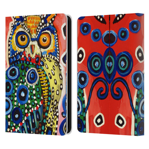 Mad Dog Art Gallery Animals Owl Leather Book Wallet Case Cover For Amazon Kindle 11th Gen 6in 2022