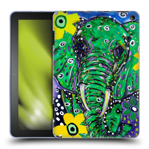 Mad Dog Art Gallery Animals Elephant Soft Gel Case for Amazon Fire HD 8/Fire HD 8 Plus 2020