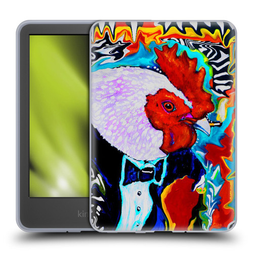 Mad Dog Art Gallery Animals Rooster Soft Gel Case for Amazon Kindle 11th Gen 6in 2022