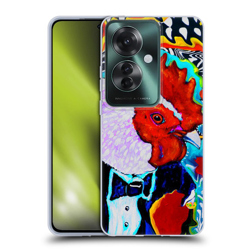 Mad Dog Art Gallery Animals Rooster Soft Gel Case for OPPO Reno11 F 5G / F25 Pro 5G