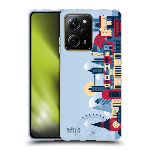 The National Gallery Art London Skyline Soft Gel Case for Xiaomi Redmi Note 12 Pro 5G