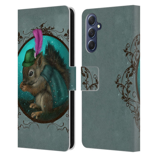 Ash Evans Animals Squirrel Leather Book Wallet Case Cover For Samsung Galaxy M54 5G