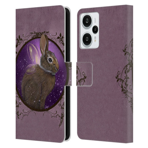 Ash Evans Animals Rabbit Leather Book Wallet Case Cover For Xiaomi Redmi Note 12T
