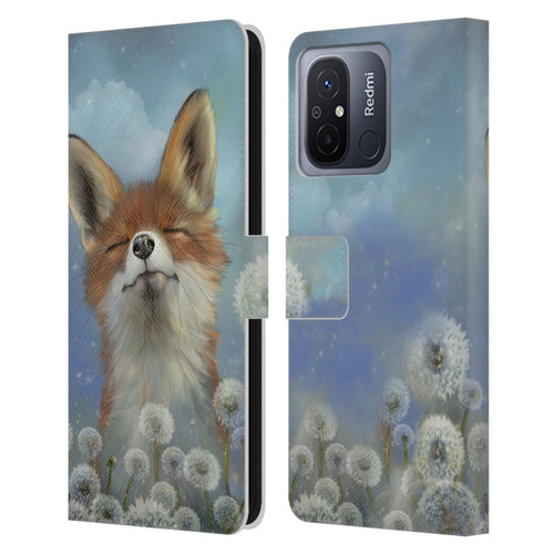 Ash Evans Animals Dandelion Fox Leather Book Wallet Case Cover For Xiaomi Redmi 12C