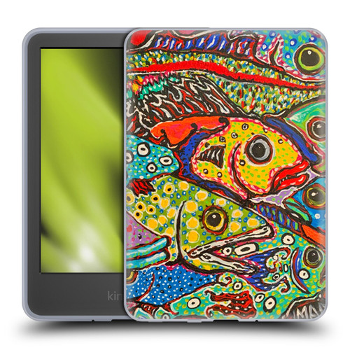 Mad Dog Art Gallery Assorted Designs Many Mad Fish Soft Gel Case for Amazon Kindle 11th Gen 6in 2022