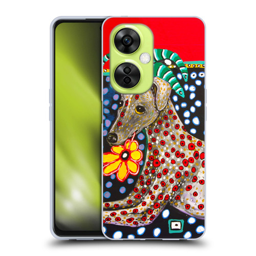 Mad Dog Art Gallery Dogs 2 Greyhound Soft Gel Case for OnePlus Nord CE 3 Lite 5G