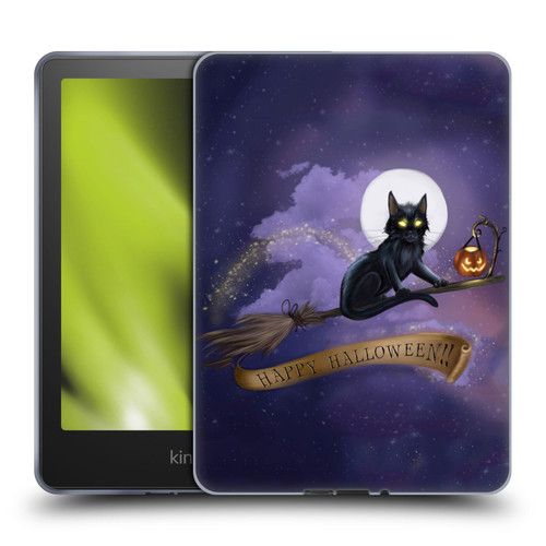 Ash Evans Black Cats Happy Halloween Soft Gel Case for Amazon Kindle Paperwhite 5 (2021)