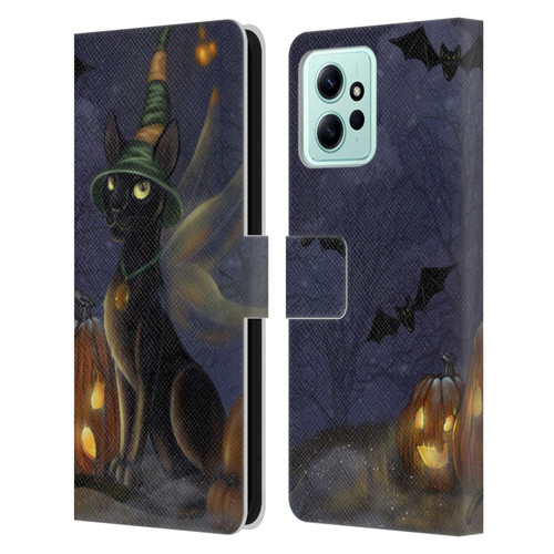 Ash Evans Black Cats The Witching Time Leather Book Wallet Case Cover For Xiaomi Redmi 12