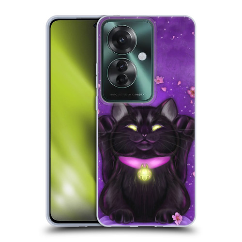 Ash Evans Black Cats Lucky Soft Gel Case for OPPO Reno11 F 5G / F25 Pro 5G