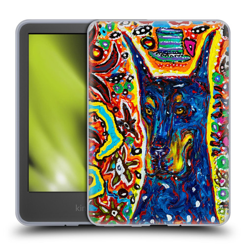 Mad Dog Art Gallery Dog 5 Doberman Soft Gel Case for Amazon Kindle 11th Gen 6in 2022