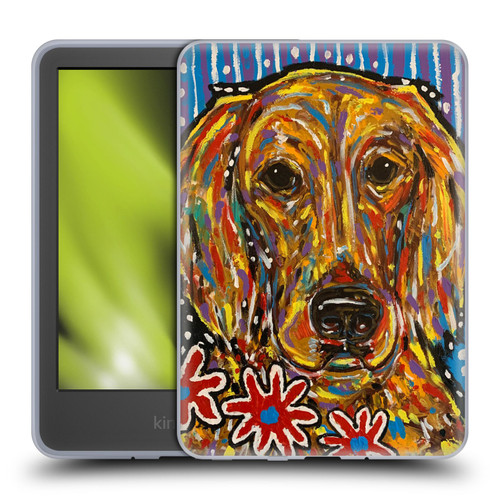 Mad Dog Art Gallery Dog 5 Golden Retriever Soft Gel Case for Amazon Kindle 11th Gen 6in 2022