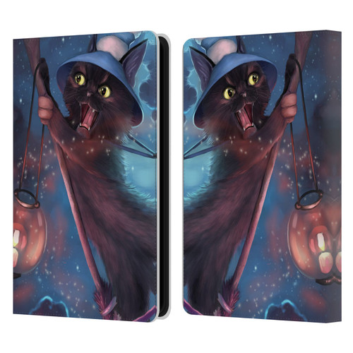 Ash Evans Black Cats 2 Magical Leather Book Wallet Case Cover For Amazon Kindle Paperwhite 5 (2021)
