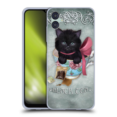 Ash Evans Black Cats Tea Soft Gel Case for Samsung Galaxy M04 5G / A04e
