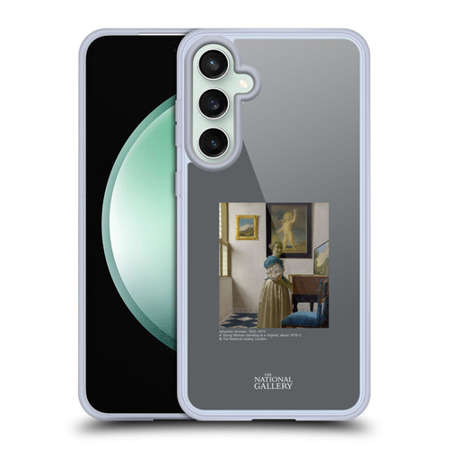 The National Gallery People Vermeer Young Woman Standing At Virginal Soft Gel Case for Samsung Galaxy S23 FE 5G