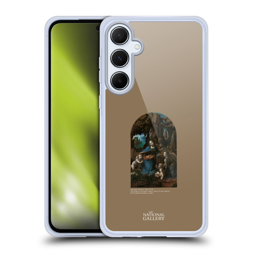 The National Gallery Religious & Mythological The Virgin Of The Rocks Soft Gel Case for Samsung Galaxy A55 5G