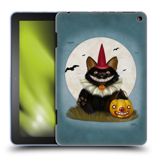 Ash Evans Black Cats 2 Halloween Cat Soft Gel Case for Amazon Fire HD 8/Fire HD 8 Plus 2020