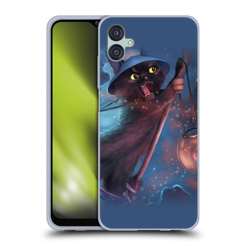 Ash Evans Black Cats 2 Magical Witch Soft Gel Case for Samsung Galaxy M04 5G / A04e