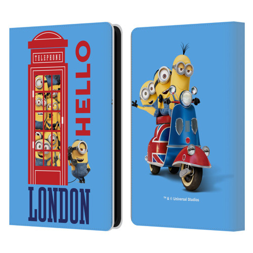 Minions Minion British Invasion Telephone Booth Leather Book Wallet Case Cover For Amazon Kindle Paperwhite 5 (2021)